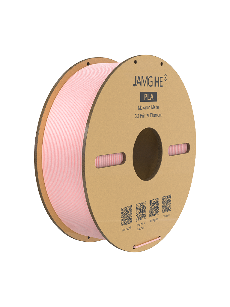 filamento 3D-Jamg He-PLA Matte Makaron-Light Pink