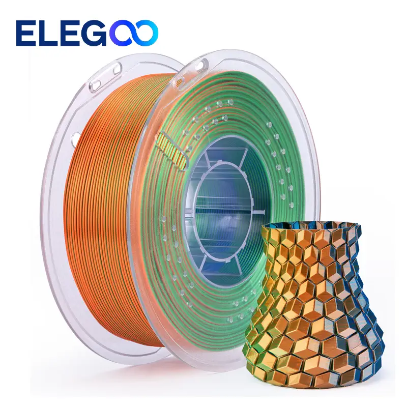 Filamento 3D PLA Silk Tri Color 1.75mm - Elegoo
